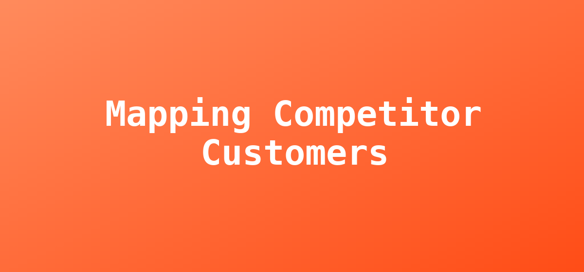 Diagram showing how to find your competitor's customers by combining followers, following, likers and commenters